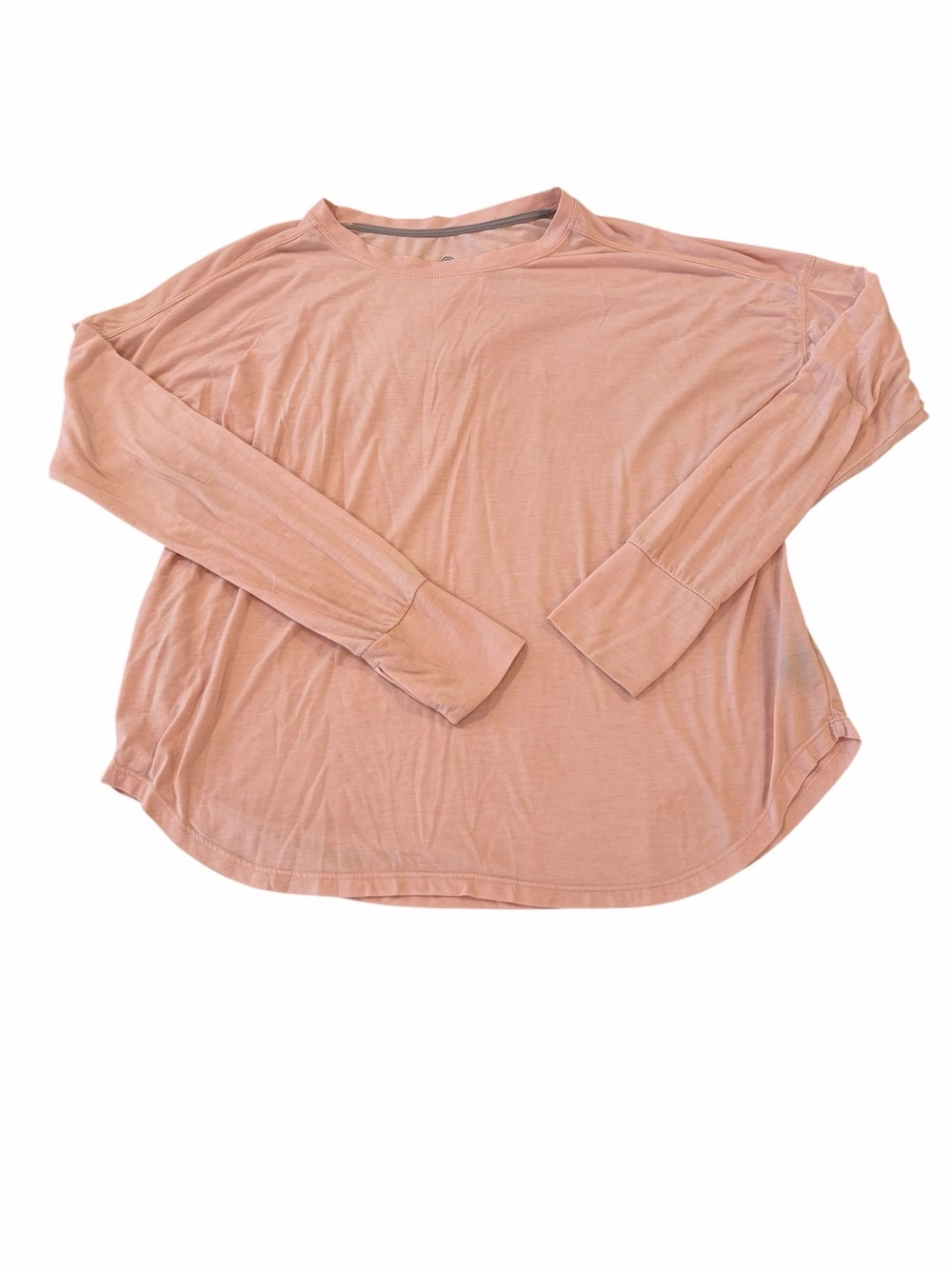 Champion Long Sleeve Athletic Top Women’s L Pink Lightweight Workout GUC